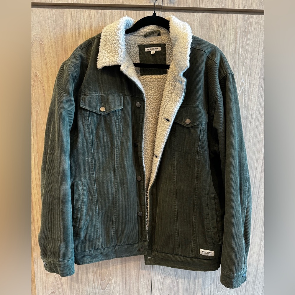 Banks Journal Corduroy Fur-Lined Jacket